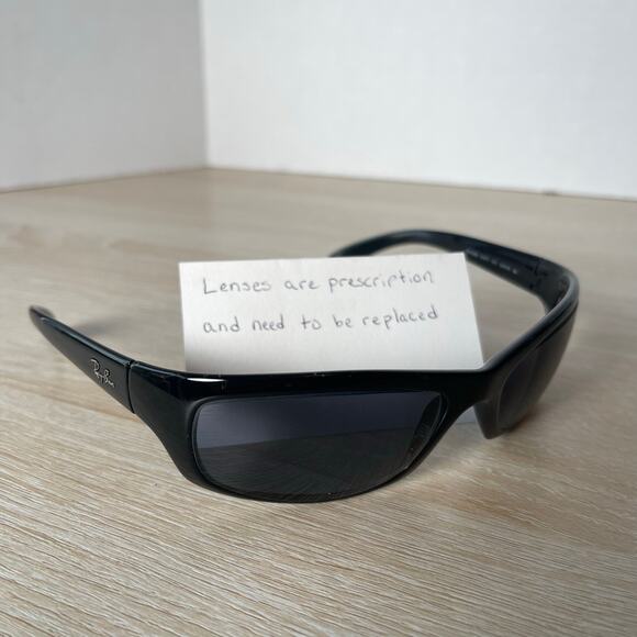 Ray-Ban RB4026 Shot 601 Sunglasses Polished Black FRAMES ONLY 60-18 - Picture 1 of 10